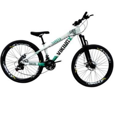Imagem de Bicicleta Aro 26 Vikingx Tuff 25 Aluminio 24 Velocidades Pneu Balão Fl