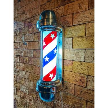 Imagem de Barber pole 65cm estrela sem globo megan 110v