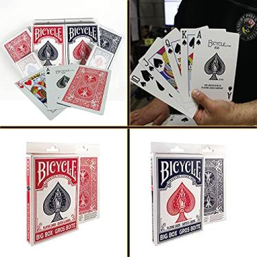 Imagem de Bicycle Playing Cards Big Box Oversized Giant Jumbo Decks Size 7 Inches | Pack of 2 Great for Magic Tricks, Kids Seniors and Anyone who Loves to Have Fun!