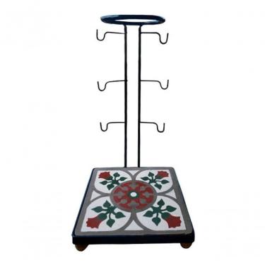 Imagem de Suporte Coador Café Mancebo Filtro Ferro E Ladrilho Rústico Ladrilho B3