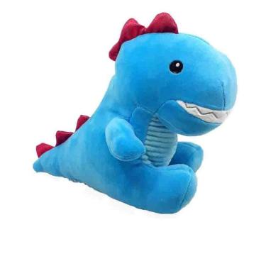 Imagem de Dinossauro Colorido Linha Baby Azul 22 Cm