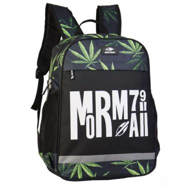 Imagem de Mochila Costas Reforçada Notebook Folha Fullprint Mormaii