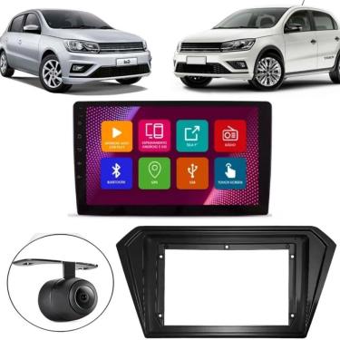 Imagem de Central Multimídia Android 2 Din Gol G7 Moldura 9 Câmera Ré