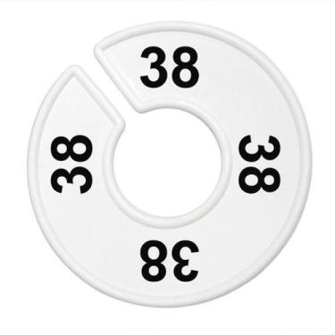 Imagem de Separador Para Cabide, Transparente Com Impressão  Tamanho 38 - Centra