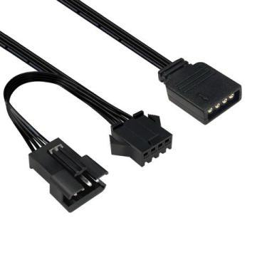 Imagem de Cabo Adaptador VDG 4 Pinos Para RGB 12v Lian-li Gigabyte - Alloyseed