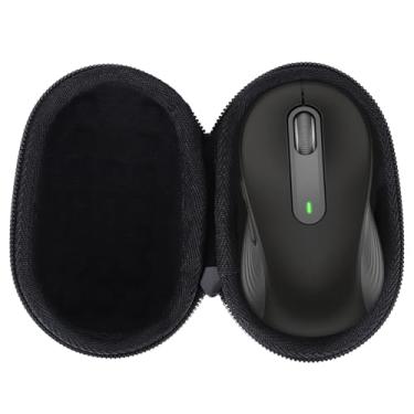 Imagem de Lebakort Estojo de armazenamento compatível com mouse Logitech Signature M650 / M550 (capa preta)