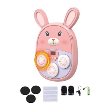 Imagem de Vaveren Máquina de boxe musical para crianças com dispositivo de pontuação e função de soco, brinquedo esportivo para esportes, Rosa, 32x24x4.35 Cm