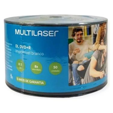 Imagem de 50 Dual Layer Multilaser 8x Printable 8gb