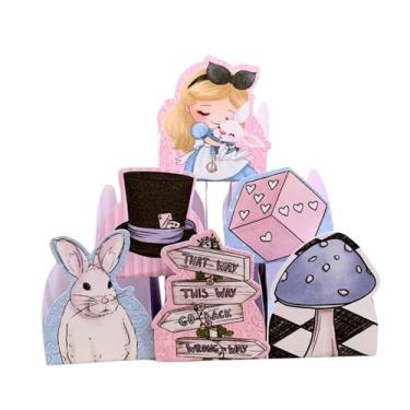 Imagem de Forminhas para Doces Tema Alice no País das Maravilhas — Decoração de Festa Infantil, Lembrancinha, Mesa de Doces Personalizada — Kit com 50 unidades
