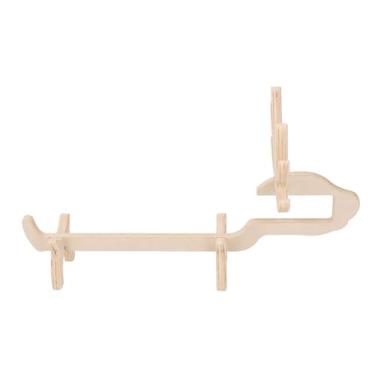 Imagem de Generic Suporte para Garrafas de Vinho, Suporte para Vinho de Madeira Decorativa Em Forma de Animal (Cor de madeira em forma de veado)