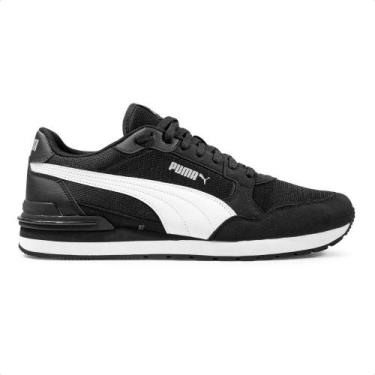 Imagem de Tênis Puma St Runner V4 Unissex, Preto, Branco, 39