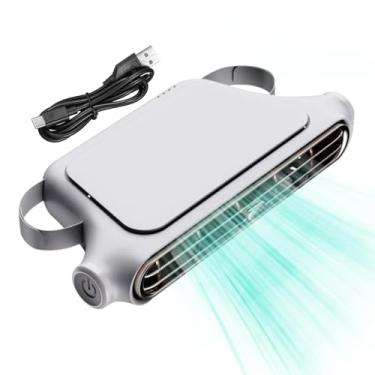 Imagem de Ventiladores elétricos de carro, ventiladores de assento dianteiro de veículo ajustáveis de 3 velocidades | Acessórios interiores de automóveis, pequeno cooler automotivo recarregável por USB para