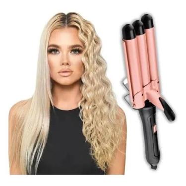 Imagem de Chapinha Trio-Ondas Modelador Cabelo Profissional a queridinha do mome
