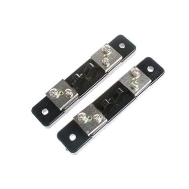 Imagem de NOYITO Resistor de derivação de metal de 20 A 75 mV para medidor de painel analógico de amperímetro de corrente (pacote com 2)