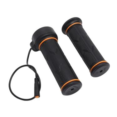 Imagem de Zerodis Bicicleta Elétrica Scooter Twist Acelerador ABS Borracha Greia de Acelerador Total para 01 02 HD 192X 22,2mm Guidão, Design Universal para Vários Sistemas de Bicicleta Eletrônica, Controle