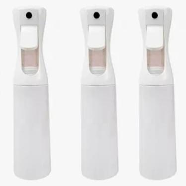 Imagem de Kit com 3 Borrifador Spray Nevoa Pulverizador 500ml Cabelo Maquiagem Salão Cabeleireiro Jardinagem
