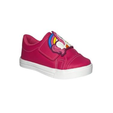Imagem de Tênis Infantil Feminino Unicórnio Pink Confortável – 20 ao 34 (BR, Criança de 4 a 8 anos, Numérico, M, 30)