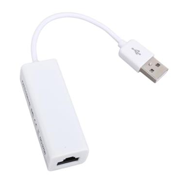 Imagem de Zhjvihx Adaptador USB a RJ45, Adaptador de Rede RJ45 de Alta Velocidade de 100 Mbps para Casa para Obter Vitórias 7 8 10