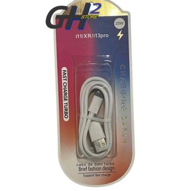 Imagem de Cabo USB-IOS Lightning Turbo 25W Branco - NA