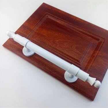 Imagem de Maçaneta ajustável com distância de furo de 350 mm para portas de correr de madeira, banheiro, quarto, restaurante, guar