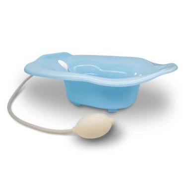 Imagem de  Bacia Para Banho De Assento E Higiene Íntima Cor Azul (LONGEVITECH)