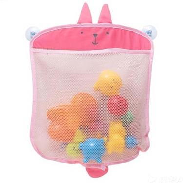 Imagem de Fecadou Rede De Armazenamento De Brinquedos De Banho Com Ventosas | Organizador De Brinquedos De Banho - De Rede De Malha Para Banheiro Infantil E Quarto De