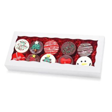 Imagem de Caixas de biscoitos JOHOPACK 50 unidades 30 x 12 x 4 cm com janela bra