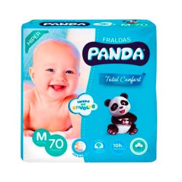 Imagem de Fralda Infantil Panda Hiper Tamanho M 70 Unidades