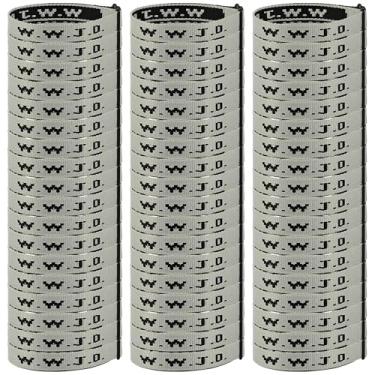 Imagem de Meajjew 54 peças WWJD pulseira cristã pacote para mulheres homens, presentes cristãos pulseiras WWJD ajustáveis a granel - What Would Jesus Do Wristbands, Fibra de poliéster, Sem Pedra Preciosa