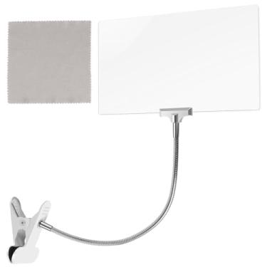 Imagem de ZJRDYYK Lupa De Tela Computador 4X, Página Inteira Com Pescoço Flexível 360 Graus, Grande Para Leitura, Laptop