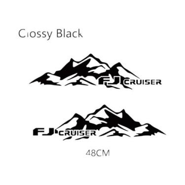 Imagem de Adesivos Laterais Para Porta De Carro Toyota FJ Cruiser, Decalques De 