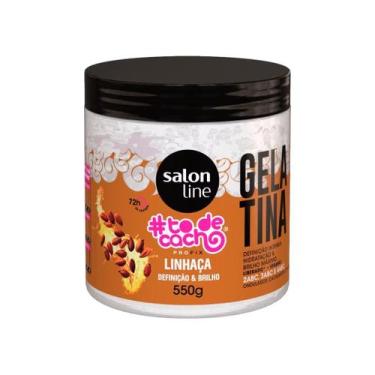 Imagem de Salon line gelatina to de cacho 550g linhaca def e brilho