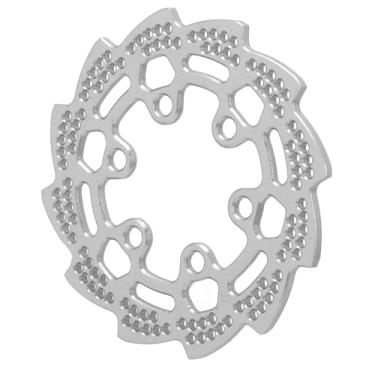 Imagem de Domary Disco do Freio Traseiro da Liga de Alumínio para LOSI 1: 4 Motocicleta Promoto MX, Design de Metal Moderno, Escultura de Corrente de Foucault, Instalação Durável, Conveniente, (Prata)