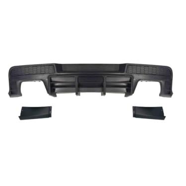 Imagem de Spoiler traseiro de carro difusor labial modificação compatível com Camaro RS 2014-2015 protetor de para-choque capa acessórios (saída dupla)