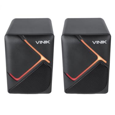 Imagem de Caixa De Som Gamer Vinik Constelation 6w 2.0 Led Rainbow - Vspkg6wctl