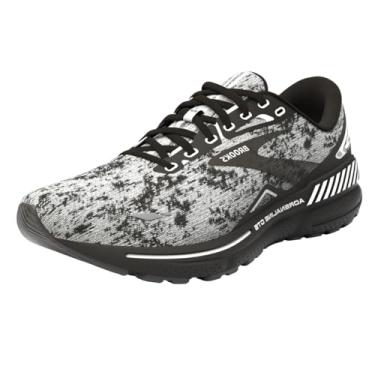 Imagem de Brooks Tênis de corrida masculino Adrenaline GTS 23 Supportive, Branco/cinza/preto, 41