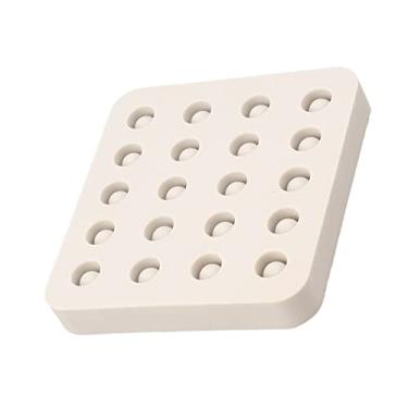Imagem de Pissente Molde de Silicone para Células de Rainha, Fabricação de Copos de Enxerto de Cera para Abelhas-Rainha, Moldes de Copos de Cera de Abelha, Ferramenta de Apicultura Com Remoção (4 linhas