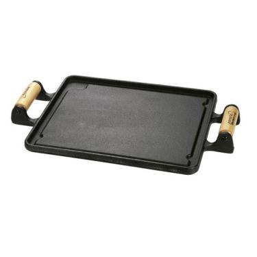 Imagem de Chapa Bifeteira de Ferro fundido 46cm x 25cm - Fumil