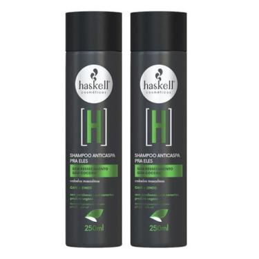 Imagem de kit 2 Shampoo Haskell Homem Anticaspa 250ML