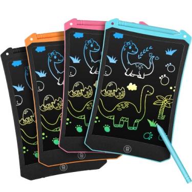 Imagem de Pacote com 4 tablets de escrita LCD LEYAOYAO de 8,5" para desenho infa