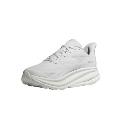 Imagem de HOKA ONE ONE Clifton 9 Tênis feminino, Branco/Branco, 40