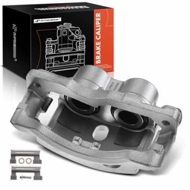 Imagem de A-Premium Conjunto de pinça de freio a disco com suporte compatível com modelos Cadillac, Chevy, GMC e Hummer - Express DeVille DTS Silverado 2500 3500 Savana Sierra Yukon H2 - Lado do passageiro