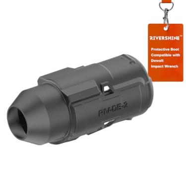 Imagem de Rivershine Bota de borracha protetora compatível com chave de impacto Dewalt 20V Max Cordless 1/2 polegada de alto torque (pacote com 1)