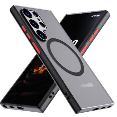 Imagem de WATACHE Capa para Samsung Galaxy S24 Ultra, à prova de choque, resistente, S24, ultra protetora, para Galaxy S24 Ultra 5G 2025 - Preta