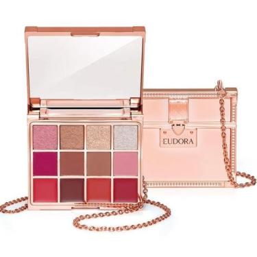 Imagem de Paleta Multifuncional Clutch Metals Rosé Eudora Make 10g