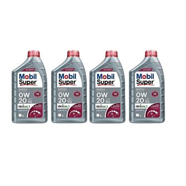 Imagem de Oleo Mobil Super 0W20 Sq Ilsac Gf-7A Sintetico 4 Litros