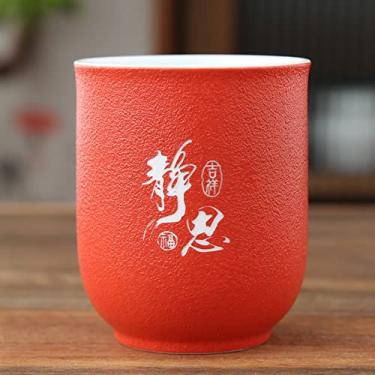 Imagem de Conjunto de chá tradicional artesanal de cerâmica xícara de chá de viagem pessoal tigela de chá de cerâmica chinesa acessórios xícara Pu'er chá moderno conjunto de chá xícaras (cor: B3-6X5CM 70) (C3
