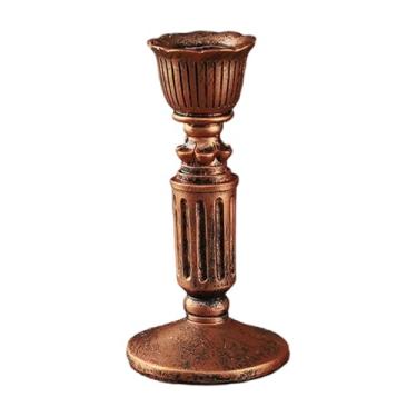 Imagem de Ioensy Castiçal vintage, decoração retrô para casa, candelabro antigo para sala de jantar, mesa, sala de estar, eventos especiais, M