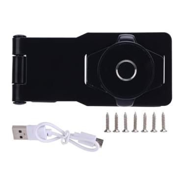 Imagem de Fechadura de porta com impressão digital eletrônica inteligente Fechaduras de impressão digital recarregáveis ​​de alta segurança para móveis de armazenamento de gaveta de armário