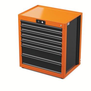 Imagem de Módulo Smart System Para Bancada Com 7 Gavetas Tramontina Pro Laranja 